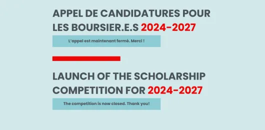 2024-2027 scholar competition closed